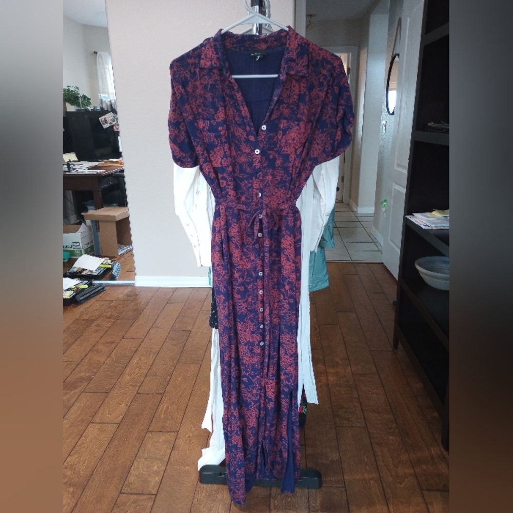 Button down fall dress